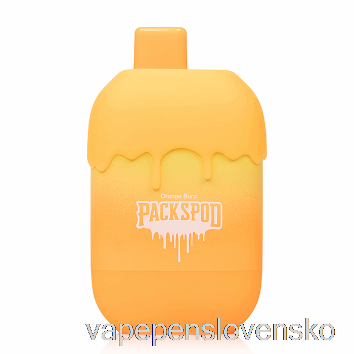 Packwood Packspod 5000 Jednorazová Pomarančová Krémová Cigareta (pomarančová Dávka)